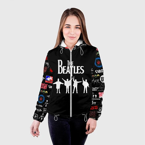 Женская куртка Beatles / 3D-Белый – фото 4