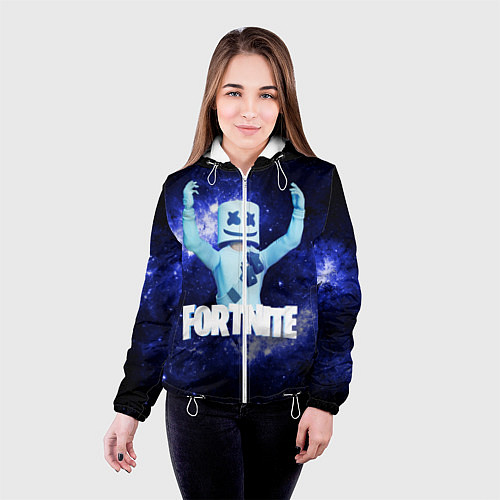 Женская куртка Marshmello / 3D-Белый – фото 4