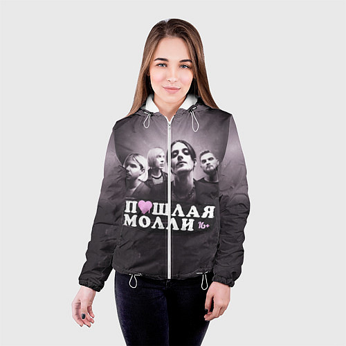 Женская куртка ПОШЛАЯ МОЛЛИ / 3D-Белый – фото 4