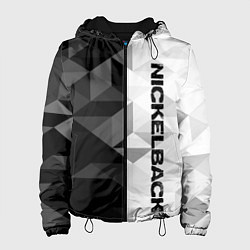 Куртка с капюшоном женская Nickelback, цвет: 3D-черный