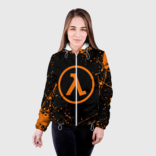 Женская куртка HALF-LIFE / 3D-Белый – фото 4