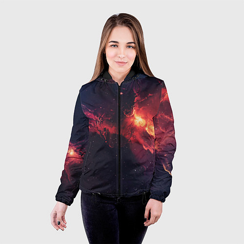 Женская куртка Космос / 3D-Черный – фото 4