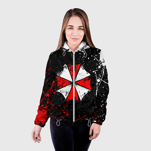 Женская куртка RESIDENT EVIL UMBRELLA / 3D-Белый – фото 4