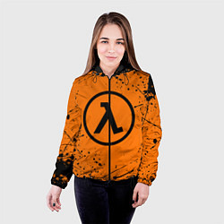 Куртка с капюшоном женская HALF-LIFE, цвет: 3D-черный — фото 2