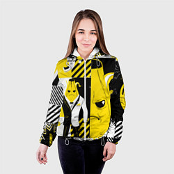 Куртка с капюшоном женская Agent Peely Агент Пили, цвет: 3D-белый — фото 2