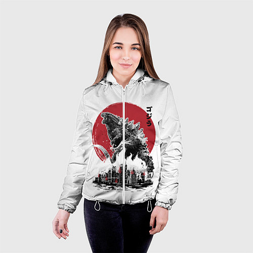 Женская куртка GODZILLA / 3D-Белый – фото 4
