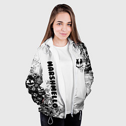 Куртка с капюшоном женская Marshmello, цвет: 3D-белый — фото 2