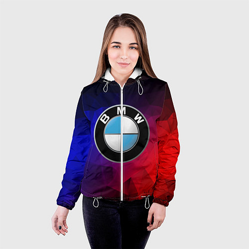 Женская куртка BMW NEON / 3D-Белый – фото 4