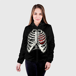 Куртка с капюшоном женская My Heart, цвет: 3D-черный — фото 2
