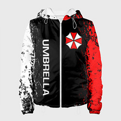 Куртка с капюшоном женская RESIDENT EVIL UMBRELLA, цвет: 3D-белый
