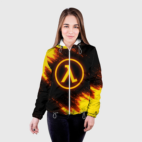 Женская куртка HALF-LIFE / 3D-Белый – фото 4