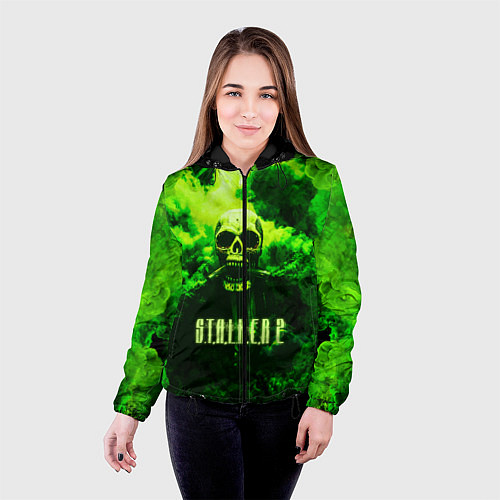 Женская куртка Сталкер / 3D-Черный – фото 4