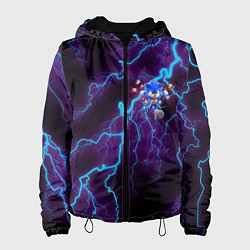 Куртка с капюшоном женская SONIC, цвет: 3D-черный