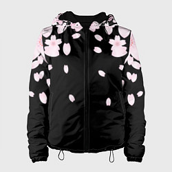 Куртка с капюшоном женская САКУРА, цвет: 3D-черный