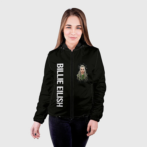 Женская куртка BILLIE EILISH / 3D-Черный – фото 4