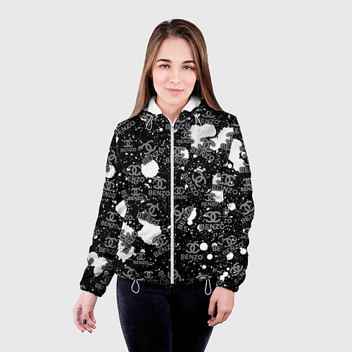 Женская куртка Benzo Gang - Big Baby Tape / 3D-Белый – фото 4