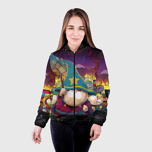 Женская куртка ЮЖНЫЙ ПАРК / 3D-Черный – фото 4