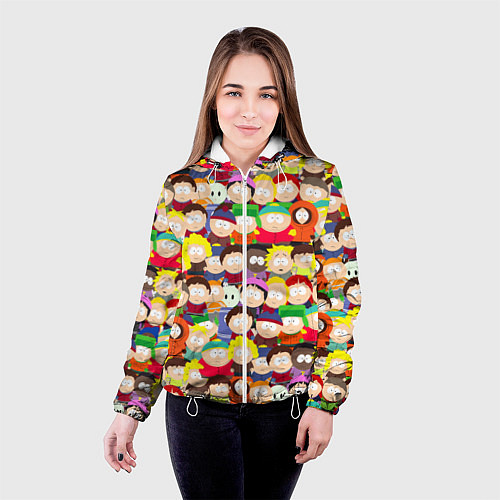 Женская куртка ЮЖНЫЙ ПАРК / 3D-Белый – фото 4