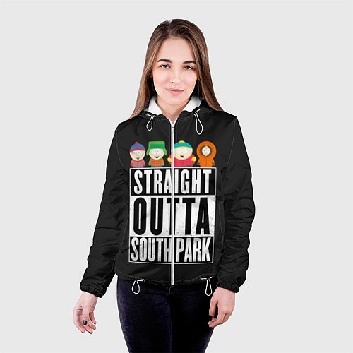 Женская куртка South Park / 3D-Белый – фото 4