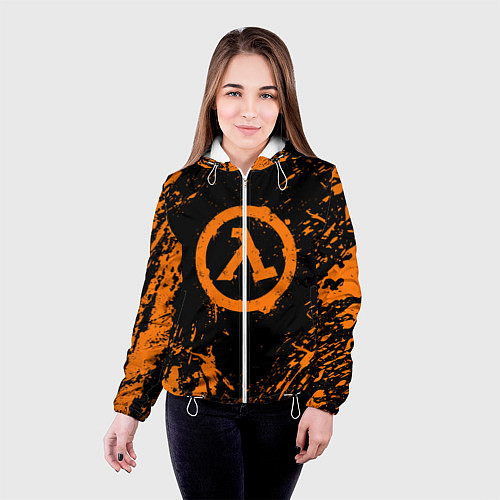 Женская куртка HALF-LIFE / 3D-Белый – фото 4