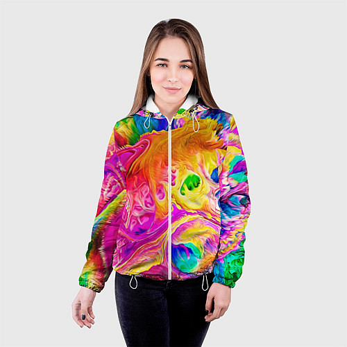 Женская куртка TIE DYE / 3D-Белый – фото 4