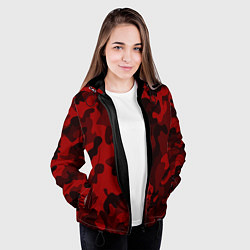Куртка с капюшоном женская RED MILITARY, цвет: 3D-черный — фото 2