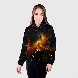 Куртка с капюшоном женская STARS, цвет: 3D-черный — фото 2