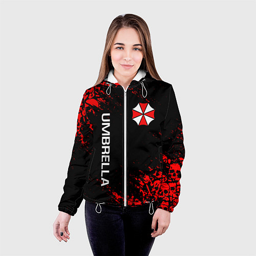 Женская куртка UMBRELLA CORP / 3D-Белый – фото 4