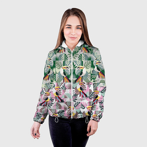 Женская куртка Туканы / 3D-Белый – фото 4