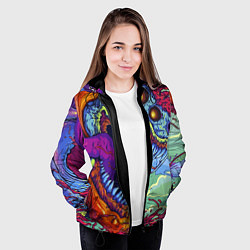 Куртка с капюшоном женская HYPERBEAST, цвет: 3D-черный — фото 2