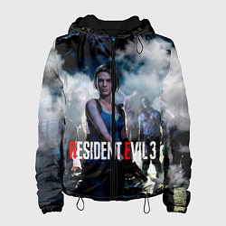 Куртка с капюшоном женская RESIDENT EVIL 3, цвет: 3D-черный