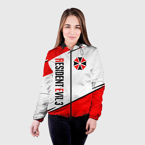 Женская куртка RESIDENT EVIL 3 / 3D-Черный – фото 4