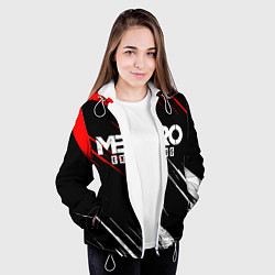 Куртка с капюшоном женская METRO EXODUS, цвет: 3D-белый — фото 2