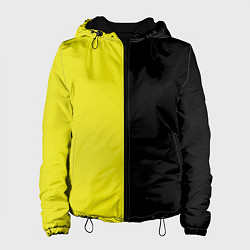 Куртка с капюшоном женская BLACK YELLOW, цвет: 3D-черный