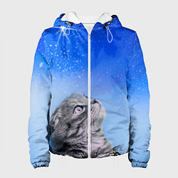 Женская куртка Кот и космос