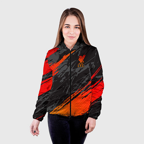 Женская куртка Liverpool F C / 3D-Черный – фото 4