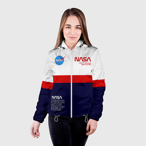 Женская куртка NASA / 3D-Белый – фото 4
