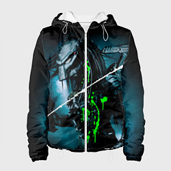 Куртка с капюшоном женская PREDATOR, цвет: 3D-белый