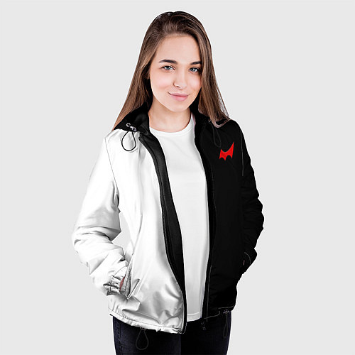 Женская куртка Monokuma / 3D-Черный – фото 3