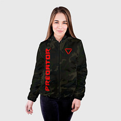 Куртка с капюшоном женская Predator Military, цвет: 3D-черный — фото 2
