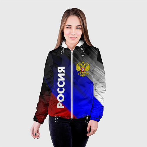 Женская куртка РОССИЯ / 3D-Белый – фото 4