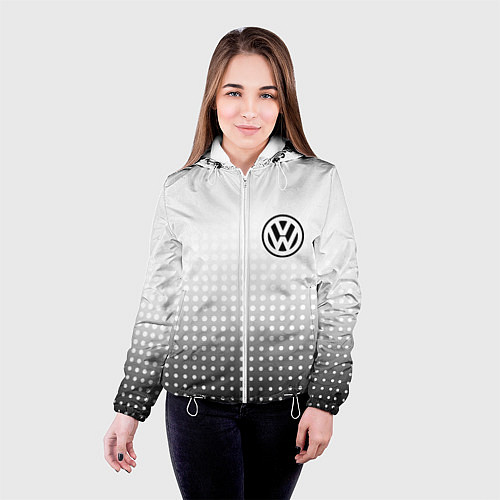 Женская куртка Volkswagen / 3D-Белый – фото 4