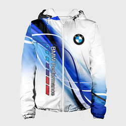 Женская куртка BMW волны - blue-white