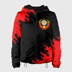Куртка с капюшоном женская СССР, цвет: 3D-черный