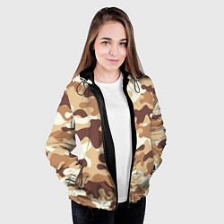 Куртка с капюшоном женская МИЛИТАРИ, цвет: 3D-черный — фото 2