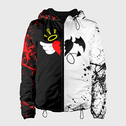 Куртка с капюшоном женская Payton Moormeier спина, цвет: 3D-черный