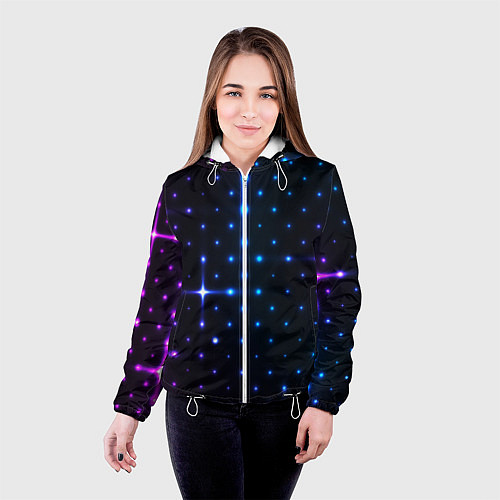 Женская куртка STAR NEON / 3D-Белый – фото 4