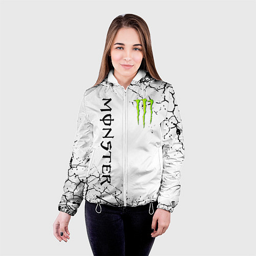 Женская куртка MONSTER ENERGY / 3D-Белый – фото 4