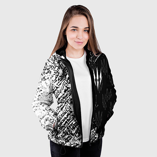 Женская куртка The Witcher / 3D-Черный – фото 3