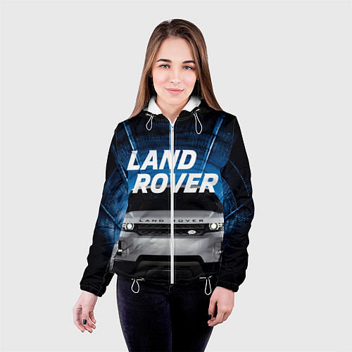 Женская куртка LAND ROVER / 3D-Белый – фото 4